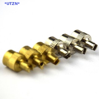 UTZN&gt; Copper Slotted Head Valve Stem Cap Car Motorcycle Valve Wheel Tire Valvol Lid new