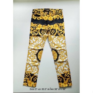 กางเกงVersace ของแท้รัดรูป Versace pants