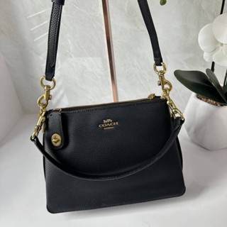 COACH C0696 DOUBLE ZIP SHOULDER BAG