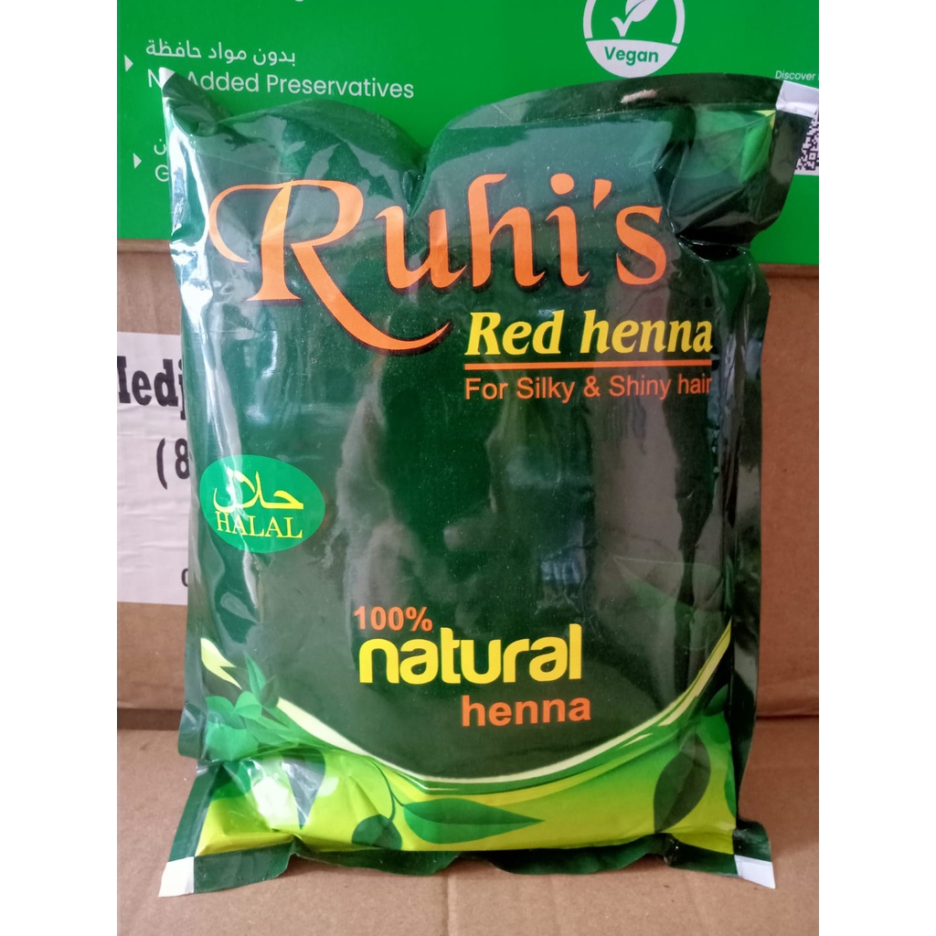 Ruhis Red Henna เฮนน่าธรรมชาติ 100% 500gr