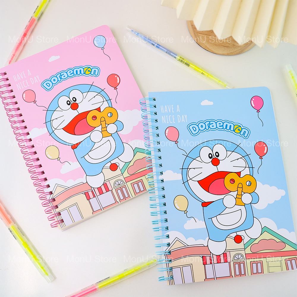 Xo Spring Book A5 Doraemon หนา 60 แผ่น (120 หน้า) TooYoo KK00327 น่ารัก