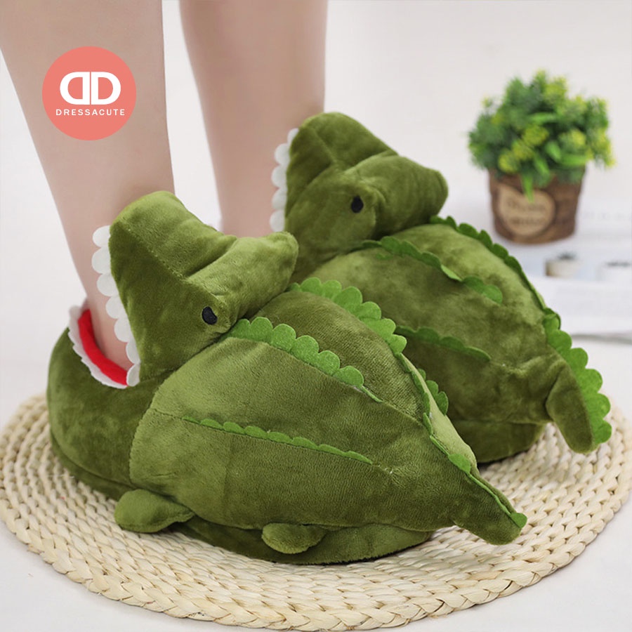 รองเท้าใส่ในบ้าน ตุ๊กตาจระเข้น้อย น่ารักมากก D893