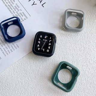 (ส่งจากกรุงเทพ) เคสซิลิโคนสำหรับ Smart Watch Series 11 10 9 8 7 6 SE 5 4 3 2 1 ขนาด 38mm40mm42mm45mm44mm41mm49mm46mm