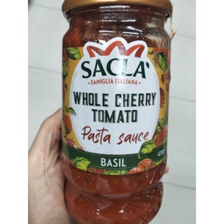 Sacla Whole Cherry Tomato Pasta Sauce ซอสพาสต้า 420g.