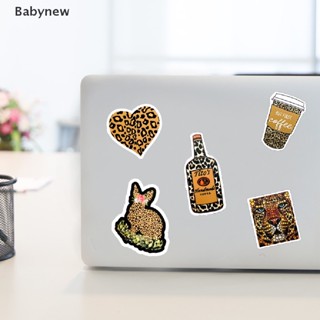 &lt;Babynew&gt; 50Pcs Fashion Leopard Stickers For Scooter Bike Mobile Phone Notebook Travel Bag On Sale