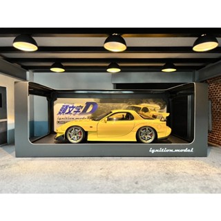 Ignition Model IG2868 1:18 INITIAL D Mazda RX-7 (FD3S) Yellow