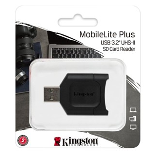 Kingston MobileLite Plus USB 3.2 UHS-II SDHC/SDXC Card Reader (UHS-I Compatible)