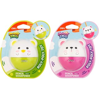 Deli กบเหลาดินสอ ตุ๊กตาล้มลุก Magic Zoo Roly-Poly Toy 0522