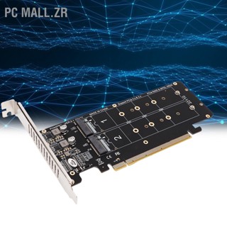 Pc Mall.Zr การ์ดขยาย Pcie X16 เป็น M.2 M Key Nvmex4 Ssd 2U เซิร์ฟเวอร์ Raid พร้อมไฟแสดงสถานะ Led