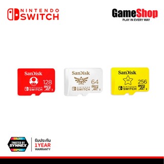 Sandisk Micro SDXC Card 64GB/128GB/256GB for Nintendo Switch (รับประกันศูนย์ไทย Synnex)