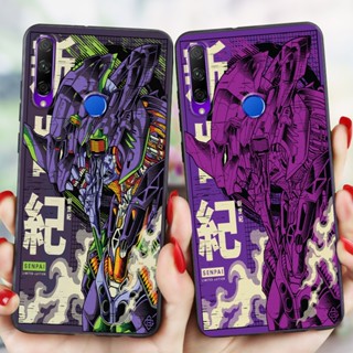 เคสโทรศัพท์มือถือ ซิลิโคนนิ่ม TPU กันกระแทก ลาย Neon Genesis Evangelion สีดํา สําหรับ Honor X7 8X Max 9 9A 10 20 30 50 60 70 80 Pro SE Lite 10i 20i 20E