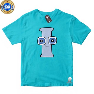 เสื้อยืด ผ้าฝ้าย พิมพ์ลาย I ALPHABET LORE UNISEX สําหรับเด็ก (ฟรีชื่อ)