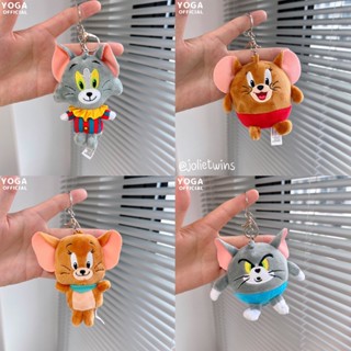 พร้อมส่ง 🌈พวงกุญแจ จิ๋ว Tom and Jerry น่ารัก ปุ๊กปิ๊ก ทอม แอนด์ เจอร์รี่ ห้อยกระเป๋าแบบคิ้วท์ๆ❤️