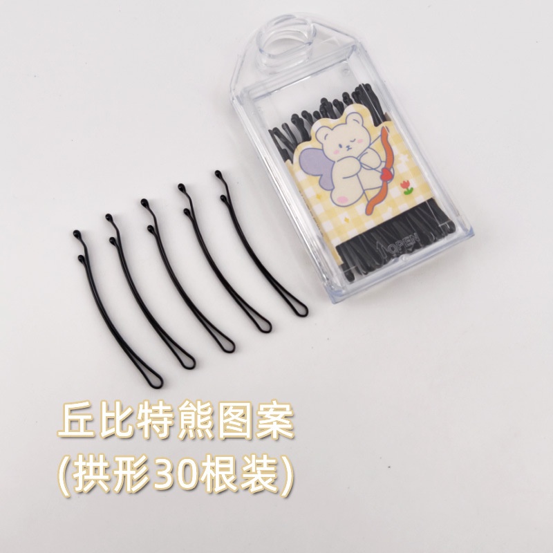 กิ๊บติดผมหน้าม้า ลายการ์ตูนน่ารัก สีดํา สไตล์ญี่ปุ่น และเกาหลีใต้ 30 กล่อง - รูปที่ 7