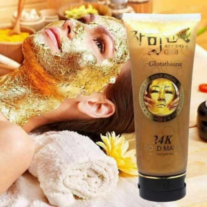 24K Gold Mask L-Glutathione มาส์ก ครีมมาส์กหน้าทองคำ