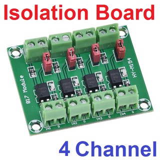 PC817 Optocoupler 4 Channel Isolation Board