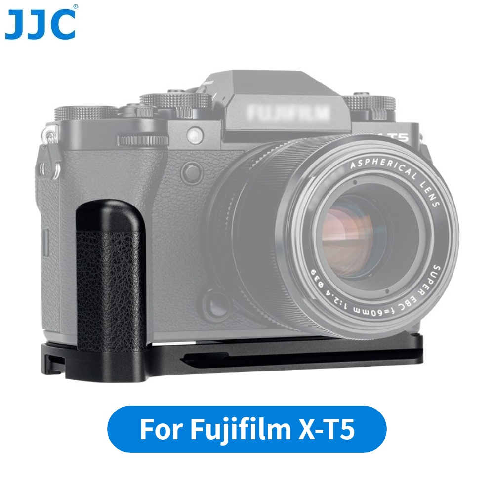 JJC HG-XT5 Grip อลูมิเนียม มือจับ สำหรับกล้อง Fuji Fujifilm X-T5 XT5, Arca Swiss ตัวยึดโลหะ L แบบปลด