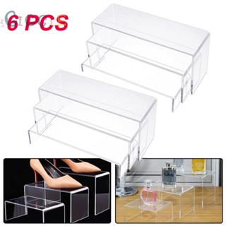 ⭐ Fast delivery ⭐Display Stand Holder Rectangle Risers Stands Transparent Trophies 3 Tier