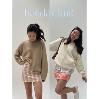 HOLIDAY KNIT🧣 เสื้อสเวตเตอร์ไหมพรม (beamed.bkk)