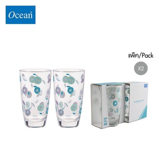 OCEAN แก้วน้ำ FLORA TUMBLER LONG DRINK 355 ML.