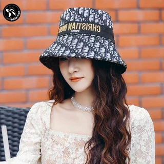 หมวกบักเก็ต ปักนูน แฟชั่น ผู้หญิงผู้ชายใส่ได้มีสินค้าพร้อมส่ง