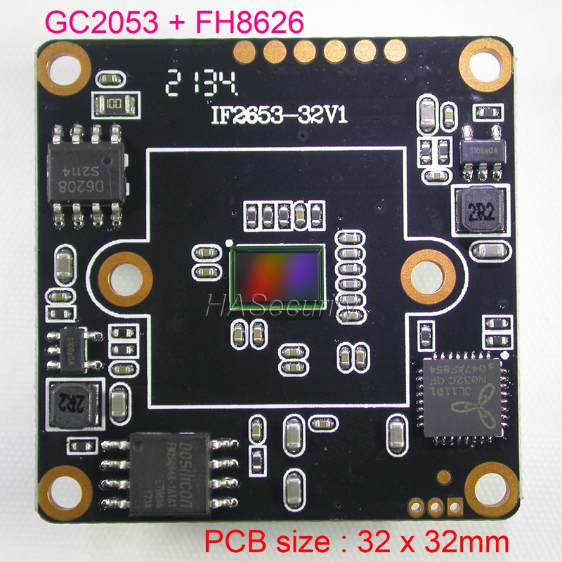 H.264 1080P 1/2.9" GalaxyCore GC2053 CMOS FH8626 V100 IP network camera ...