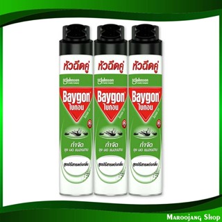 สเปรย์กำจัดยุง มด แมลงสาบ สูตรไร้กลิ่น สีเขียว Spray eliminates mosquitoes, ants, cockroaches, odorless formula, green 6