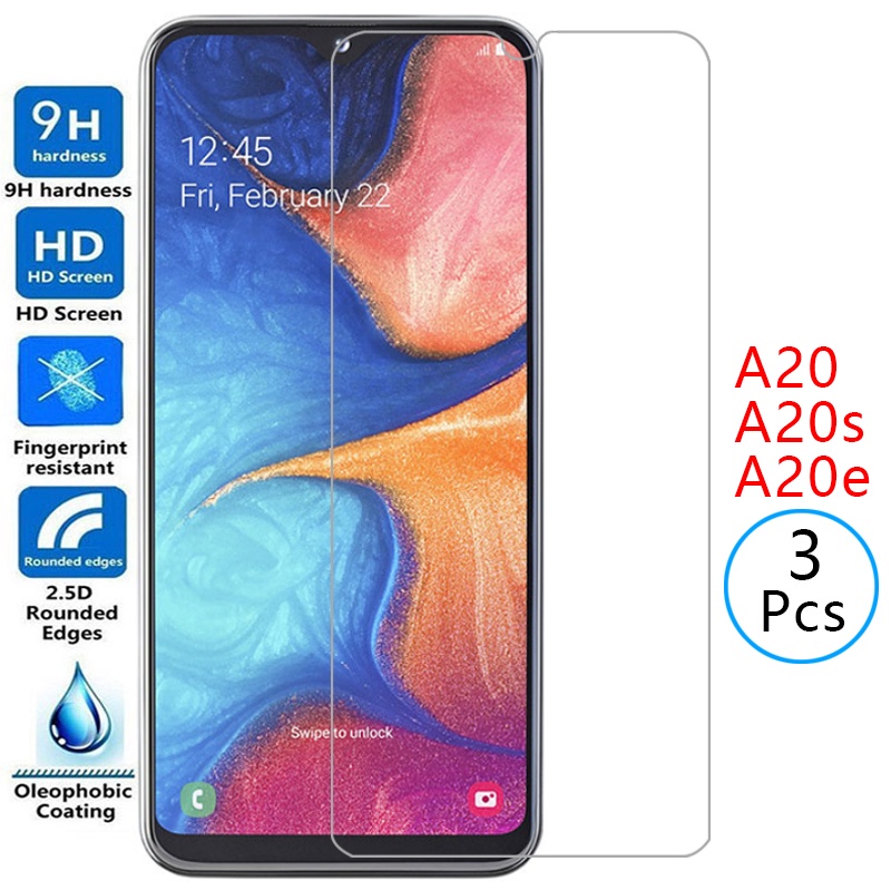 กระจกนิรภัยป้องกันสําหรับ samsung a20 a20s a20e ฟิล์มกันรอยบน galaxy a 20s e 20s 20e 20a ฟิล์ม samsu