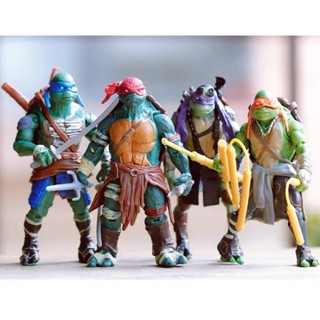 เซ็ต 4 โมเดล นินจาเต่า ninja turtle