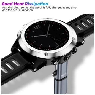 Ankndo อะแดปเตอร์แปลงที่ชาร์จนาฬิกา Micro USB Type C IOS ตัวเมีย 4pin สําหรับ Garmin Fenix 7 7x 5s 6 6X 6S PRO