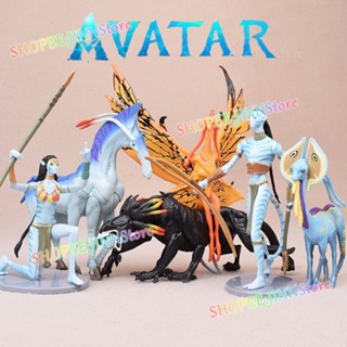 -JN-Movie Avatar 2:The Way Of Water Figure JAKE SULLY NEYTIRI โมเดลฟิกเกอร์ PVC ของเล่น ของขวัญวันเกิด ของสะสม 6 ชิ้น