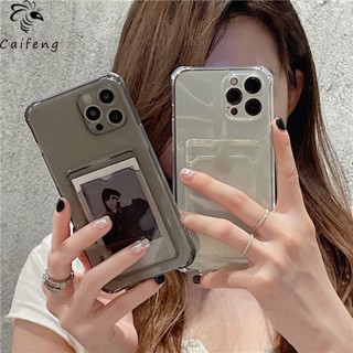 เคสกันกระแทกเคสใส่บัตร เคสซิลิโคนใส เคสใสทรงสี่เหลี่ยม Redmi Note 8 9 9s 10 10s 11 11s Pro Max 9T 9A 9C 10C 4G 5G