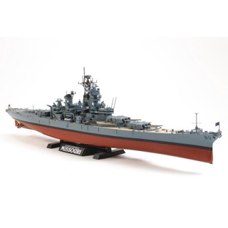 [โมเดลสเกลชุดประกอบ] TAMIYA 78029 1/350 U.S. Battleship BB-63 Missouri (Circa 1991) โมเดลทามิย่าแท้ rc