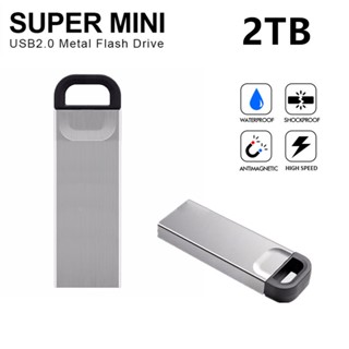 แฟลชไดรฟ์ USB 2.0 2TB 1TB โลหะ กันน้ํา ความเร็วสูง