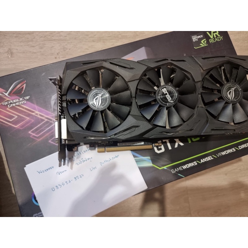 ASUS STRIX GAMING 1070 เล่นเกมลื่นๆ เทส Furmark ผ่าน มีกล่อง