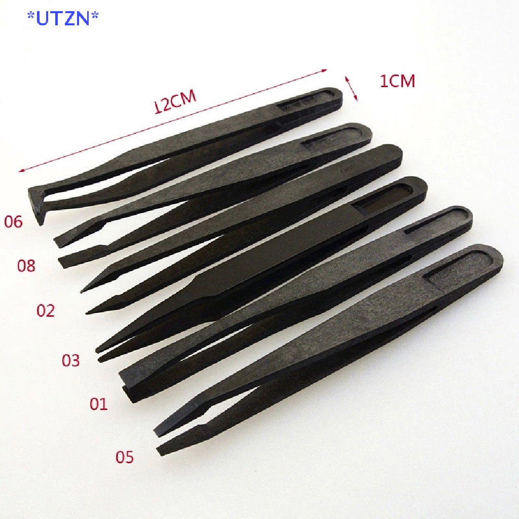 UTZN> Type : แหนบพลาสติก วัสดุ: +พลาสติกคอมโพสิตไฟเบอร์ สี:สีดํา Overall Size : ประมาณ 12 x 1.1 x 1.4ซม./4.7 ใหม่