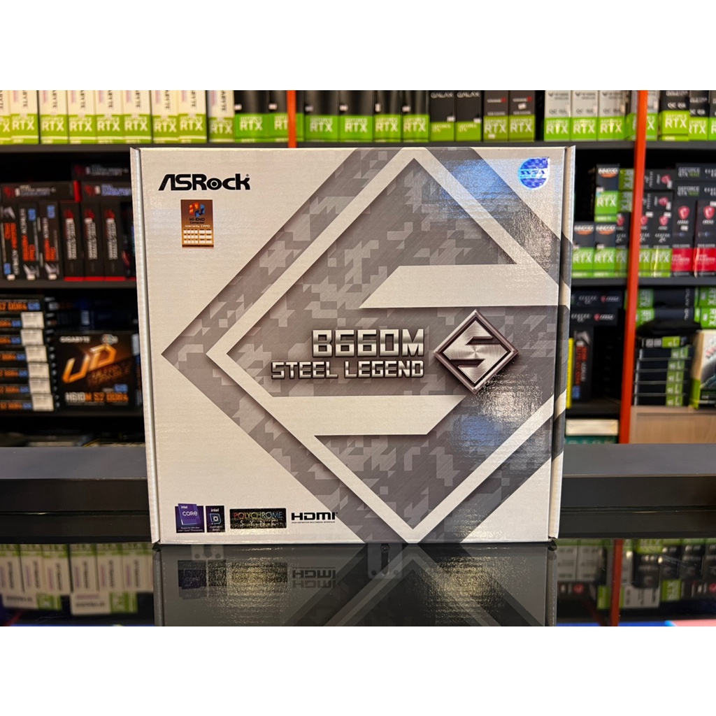 ASROCK MAINBOARD B660M STEEL LEGEND DDR4