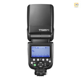 Godox Thinklite TT685IIC TTL On-Camera Speedlight 2.4G Wirelss X System Flash GN60 High Speed 1/8000s Replacement for  1DX 5D Mark III 5D Mark II 6D 7D 60D 50D 40D 30D 650D 60