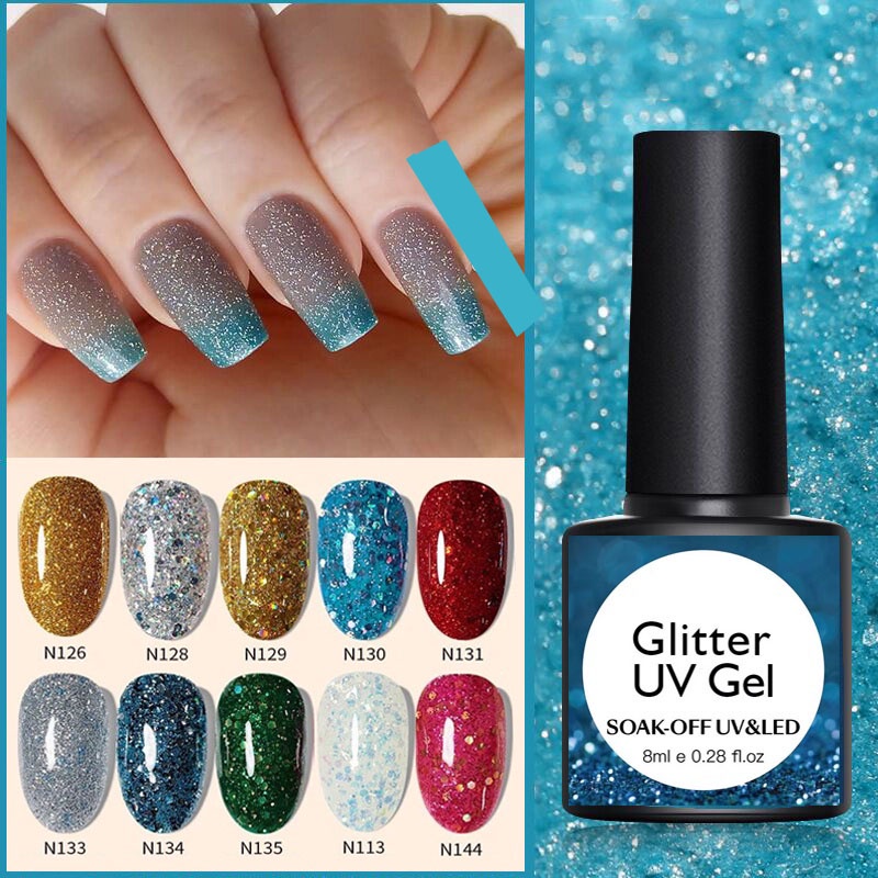 Os Nailmall 60 สียาทาเล็บเจล Soak Off เจลเคลือบเงา Lacquer Nail Art Vernis Semi Permanant