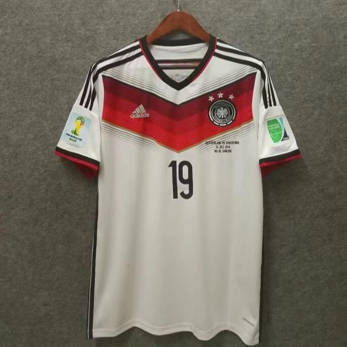 เสื้อกีฬาแขนสั้น ลายทีมชาติฟุตบอล World Cup Germany 2014 ชุดเหย้า
