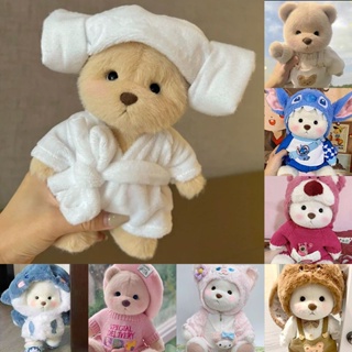 ❍๑เสื้อผ้าหมี Lena ขนาดกลาง 30 ซม. เสื้อผ้าเด็กแฮนด์เมด TeddyTales ตุ๊กตาหมีตุ๊กตาหมีสวมชุดอุปกรณ์เสริม