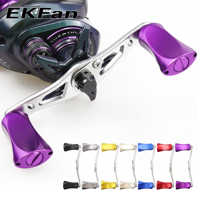 Ekfan ความยาว 99 มม.8 * 5 มม.สําหรับ Daiwa Shimano ขนาดตกปลา Reel Handle Silver Handle อลูมิเนียม Knob Fishing Tackle เครื ่ องมืออุปกรณ ์ ตกปลา Peralatan menangkap ikan
