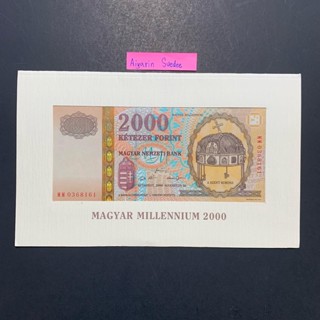 Hungary Ungarn 2000 Forint millenium Banknote UNC RARE