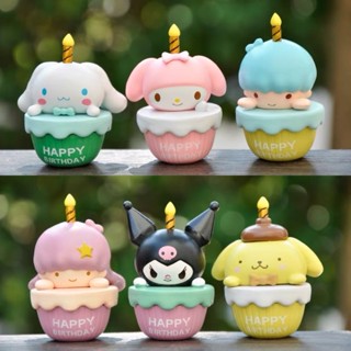 เซ็ต 6 โมเดล ซานริโอ้ sanrio มายเม ทวินสตาร์ คุโรมิ