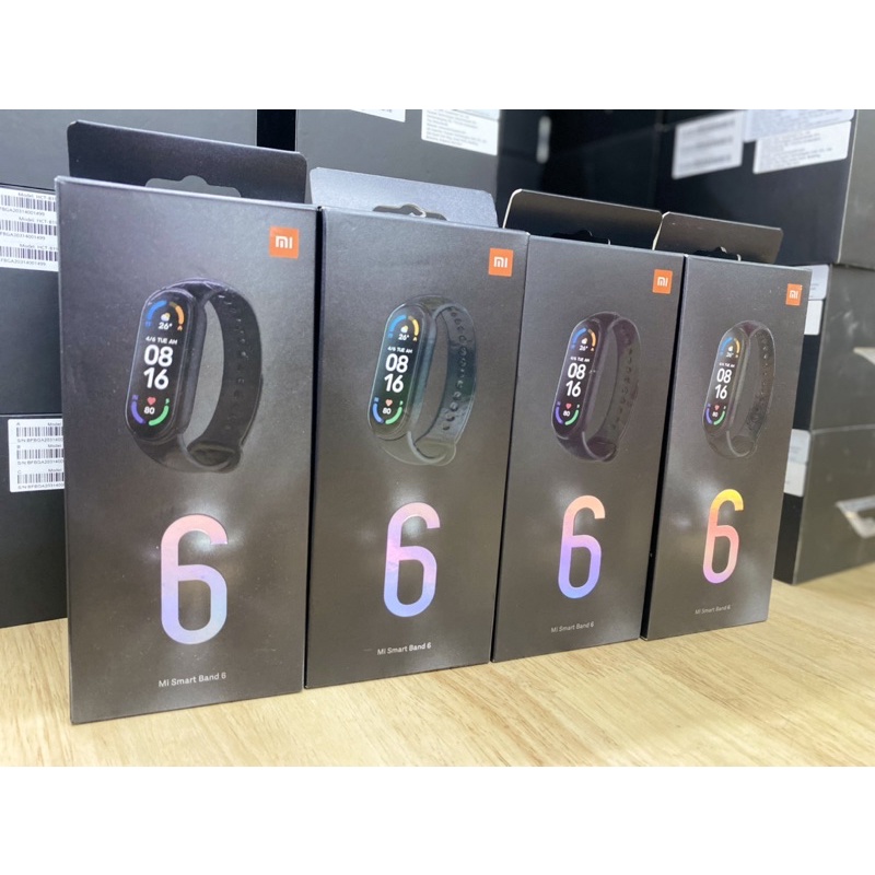 Xiaomi Mi Band 6 สมาร์ทวอทช์ สินค้าศูนย์ไทย เคลียร์สต๊อก กล่องใหม่ ยังไม่แกะซีล ประกันร้าน 1 เดือน