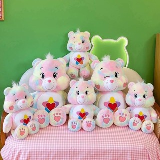 ตุ๊กตาหมี carebear สีรุ้ง