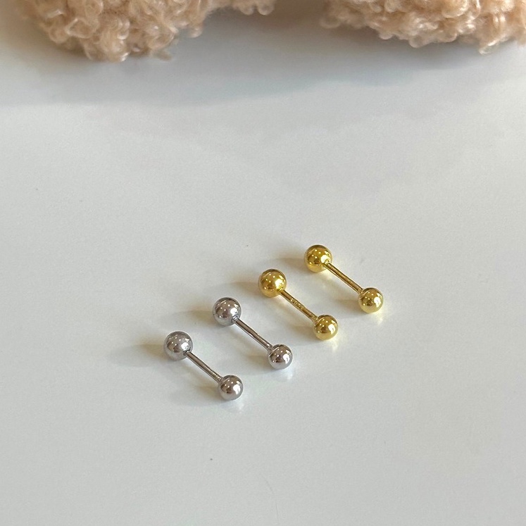 Suwann.na ต่างหู ต่างหูเงินแท้ จิว จิวเงินแท้ จิวหมุด