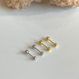 Suwann.na ต่างหู ต่างหูเงินแท้ จิว จิวเงินแท้ จิวหมุด