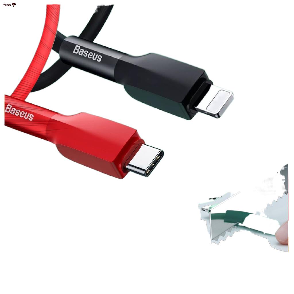 พร้อมส่ง◕❣♛BASEUS สายชาร์จเร็ว Silica สายชาร์จ USB Type C Fast Charge อุปกรณ์ชาร์จมือถือ For Samsung หัวเหว่ย ซัมซุง