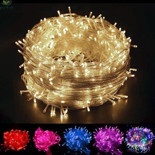 【ECHO】`10M 100LED String Lights Holiday Decoration Outdoor Waterproof String Lights `【Echo-baby】